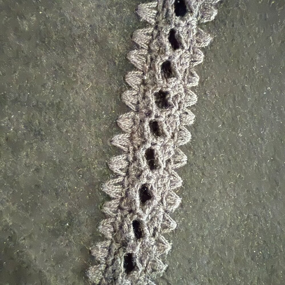 Vtg Cabin Creek Leather/Knit Button Front Vest Cr… - image 4